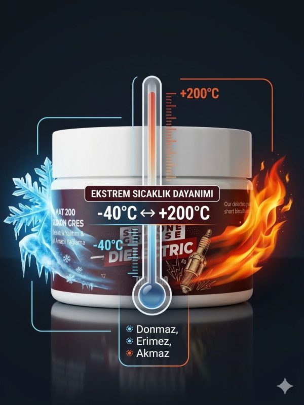 Dr.MAT DİELEKTRİK SİLİKON GRES  500 GR <br> ( 1 KOLİ 12 ADET )